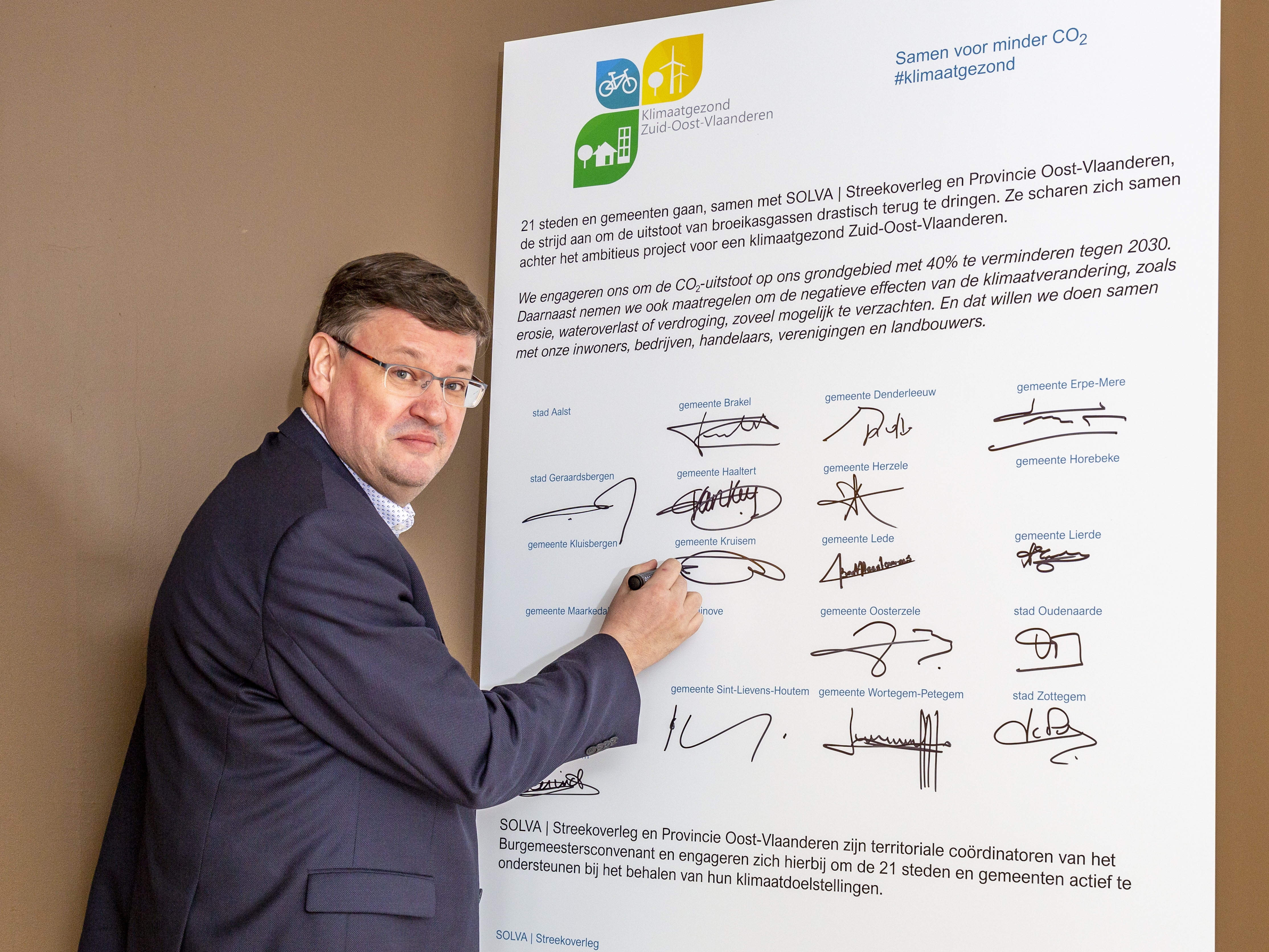 Ondertekening instap Klimaatgezond ZO - gemeente Kruisem